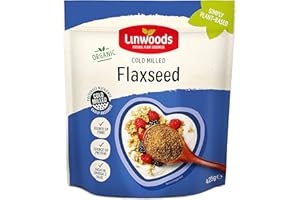 Linwoods Semi di lino biologico macinati, 425 g, confezione da 3