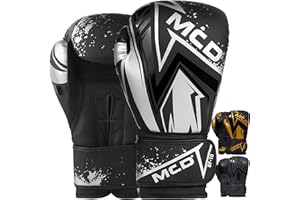 MCD SPORTS MCD Boxing Gloves Men, Women and Kids 6oz, 8oz, 10oz, 12oz 14oz, 16oz Boxing Training Muay Thai Gloves, Perfect Punch Bag Gloves Boxing Bag Gloves MMA Sparring Gloves