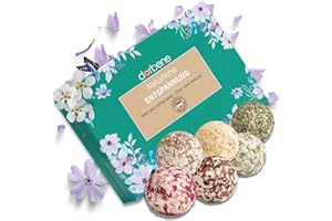 ‎DARBENE Badebomben Geschenkset - 6 BIO Badekugeln aus Österreich - Badezusatz für pure Entspannung, ätherische Öle - Geburtstagsgeschenk, Geschenkidee, Geschenk für Frauen, Vater, Freundin, Bath Bombs