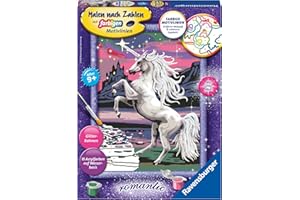 RAVENSBURGER SPIELEVERLAG Ravensburger 285631 Obraz Magiczny Jednorożec, Wielokolorowy, 1 Sztuka
