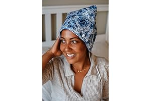 ORCHARDHOWSE Orchard Howse Blue Roses Heat Cap for Deep Conditioning | 10 Heat Settings | Hair Steamer for Afro Hair | Portable & Stylish | Promotes Hair Growth & Strength | Suitable for All Hair Types |