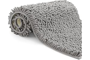 Poligono Dywanik łazienkowy, Antypoślizgowy, Nadający się do Prania, z Mikrofibry, Chłonny, pod Prysznic, 50 x 80 cm,