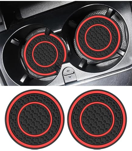 Confezione da 6 sottobicchieri universali per portabicchieri auto