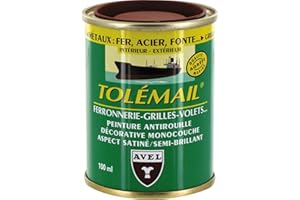 SAPHIR Avel 702001 Tolémail spécial ferronnerie 100 ml Rouge Basque