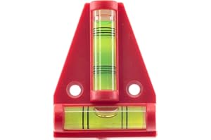 DIGIFLEX 2-drożna mini poziomica poziomicowa – małe narzędzie do poziomowania bąbelków w kształcie litery T do pomiaru w podróży – poziomica do przyczepy kempingowej meble ramki na zdjęcia, kamery,