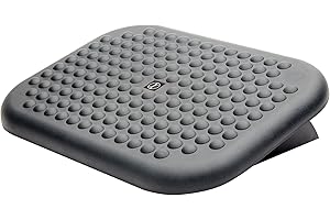 Fellowes - Poggiapiedi Regolabile Everyday per Scrivania, per Casa e Ufficio, Nero - Amazon Exclusive