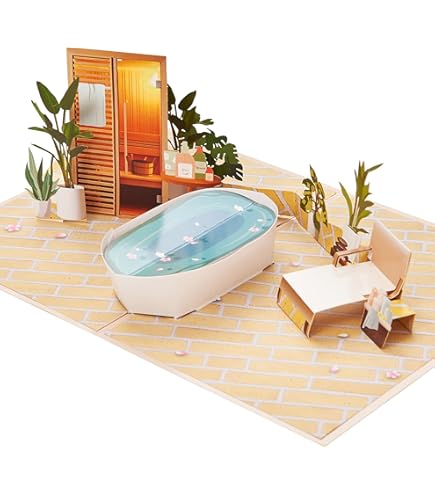 LIMAH ® Pop-Up 3D Reisekarte/Gutscheinkarte für Urlaub, Reise, Ausflug/als Reise