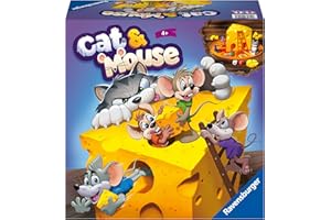 Ravensburger - Cat and Mouse | Gioco Da Tavolo 2-4 Giocatori | Giochi Bimbo 4 Anni O Più | Regalo Bambino 4 Anni Maschio E Femmina | Giochi Da Tavola | Regalo Natale