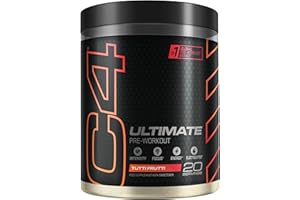 CELLUCOR C4 Ultimate Pre Workout Powder Tutti Frutti 20 Servings, 40 if Single Scooped | Zero Sugar Pre Workout with Caffeine 300mg, L Citrulline 7000mg, Beta Alanine 4800mg, Vitamins and Electrolytes