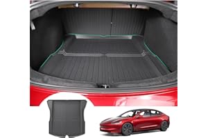 [Nuevo 2024] GAFAT Tesla Model 3 2024 2024 2025 Alfombrilla para Maletero, Fácil de Plegar, Model 3 Highland Alfombrilla TPE Todo Tipo de Clima, Borde Alto, Escaneo 3D Original, Fácil de Limpiar