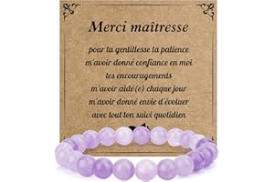 MUSOEICA Cadeau Maitre D'école Bracelet Merci Maitresse Cadeau Maître D'école Fin D'année Cadeau Maitresse D'école Original Idée Cadeau Maitresse Cadeau Institutrice Cadeaux Maitre D'école Cadeau Maître
