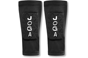 JOGA Football Shin Pad Sleeves - Shin Guards - Advanced Protection for Technical Players & Wingers - Ultra-Light, Adaptable Fit Design with Impact-Hardening Foam