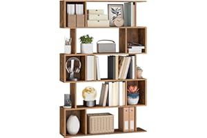 ‎VASAGLE VASAGLE Bücherregal mit 5 Ebenen, Standregal, 24 x 90 x 159 cm, Aufbewahrungsregal mit offenen Fächern, für Wohnzimmer, Schlafzimmer, Arbeitszimmer, vintagebraun LBC416K01