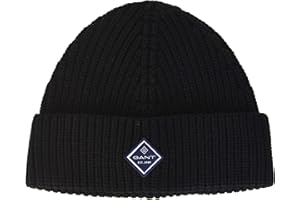 GANT Herren Unisex. Cotton Rib Knit Hat Ohrenschützer