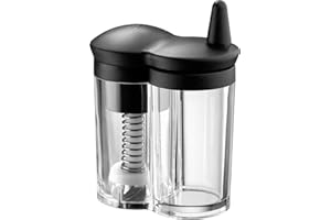 Silit Mulino młynek do gałki muszkatołowej z zapasowym pojemnikiem, tarka z pojemnikiem, młynek do gałki muszkatołowej, szkło, tworzywo sztuczne, tarka do gałki muszkatołowej