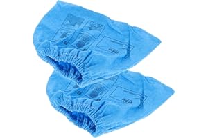 vhbw 2x Filtre textile compatible avec Parkside PWD 12 A1, 20 A1 aspirateur sec et humide - Sac filtrant, lavable bleu