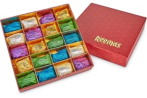 REEMAS GOURMET Dried Fruit Dates Filled with Nuts (Hazelnut Pistachio Pecan Almond Cashew) 20 Pcs - Healthy Gift Box - No Added Sugar - Vegan Medjool Mabroom