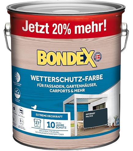 bambus-discount.com Holzdeckfarbe wei 0,75 Liter fr Innen und Auen -  deckend, offenporig, hervorragender Wetterschutz - Bambusrohre lackieren :  Amazon.de: Baumarkt