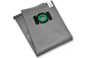 A1MATE Sac filtrant réutilisable pour Makita VC 4210, Nilfisk Attix 33/44, Flex VCE 33/44.