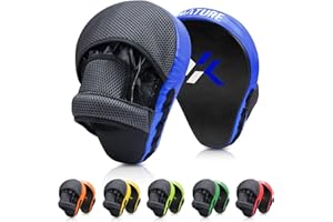 XNATURE Boxing Equipment Punching Gloves Thai Pads Boxing Training Mitts Kickboxing Punch Mitts Punching Pad (A Pair)