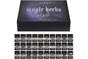 Onlynery Craft Supplies Kräuter für Hexerei, Hexenzubehör für Wicca Altar, Getrocknete Kräuter Kit Für Wicca, Heidnische Und Wicca Rituale, Altarbedarf für Wicca Hexen Geschenke für Frauen