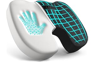 FORTEM Poduszka na krzesło biurowe, poduszka siedziska z pianki memory, antypoślizgowa poduszka do siedzenia do grania, poduszka na siedzenie samochodowe, poduszka na krzesło komputerowe