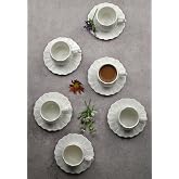 Porcelain Turkish Coffee Cup - 12 Pieces for 6 Persons