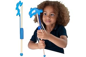 Animal Acrobats - Delfino di Deluxebase. Un Giocattolo Tradizionale in Legno a Tema Oceano per Neonati e Bambini