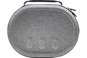 ZHCIHO for Quets 3 Case, Hard Meta Quets 3 Case Suitable for Travel and Home Storage, Grey Shockproof Anti-Scratch and Dust-proof Meta Quets 3 Carrying Case（Black Inside）