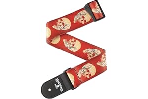 PLANET WAVES D'Addario Tracolla Alchemy per Chitarra, Live Life Skull