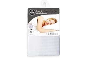 ALL DECORE PLAZA HOME S.L. ADP HOME QUALITY PRODUCT SELECTION ADP Home - Funda de colchón Cutí con Cremallera L, 180x200+30 cm (para Cama de 180 cm), Blanco