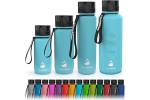 ‎COOLRHINO coolrhino Trinkflasche 350ml I 650ml I 1L I 1,5L für Sport, Outdoor, Schule, Fitness & Kinder - Wasserflasche auslaufsicher und Bpa frei - Flasche für Fahrrad