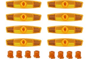 EnixwH 8 Piezas Bicicletas Reflectantes de Radios, Reflectores Reflectantes para Rueda de Bicicleta, Reflectores de Bicicleta Adapta a la Mayoría de Las Bicicletas con Ruedas de Radios