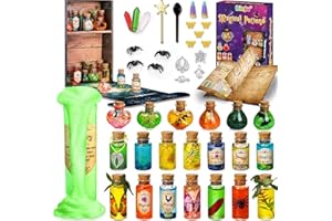 Dioju DIY Craft Kit with Bottles of Potion, Potion Making Kit for Kids, Creative Christmas Decorations, Birthday Gifts, Ideal for Boys and Girls