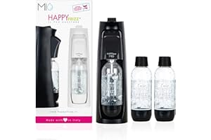 Happy Frizz GASATORE Mio Black Opaco - MEGAPACK - (gasatore + 3 Bottiglie Nere)