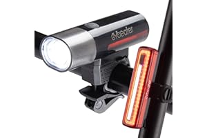 Cycleafer® Bike Light Set – Rechargeable Front & Rear Lights, Water-Resistant Headlight & Taillight for Road, Mountain, and City Bikes – Enhanced Safety