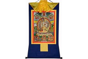 Gandhanra Usnisa Sitatapatra(White Parasol), Tibetan Thangka Painting Art,Buddhist Thangka Brocade,Buddha Tapestry with Scroll