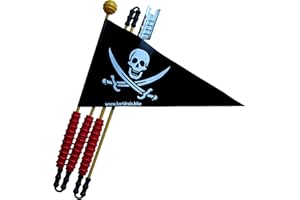 Fanion de sécurité Karl Drais pour vélo - En bâche résistante