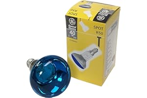 GE ampoule de réflecteur R50 bleu 40W à petit culot E14