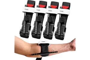 Bocguy 4 Pezzi Tourniquet, 95 cm Laccio Emostatico Emostasi Rapida con Funzionamento con Una Sola Mano, Tourniquet Medico Militare per Rhino Rescue, Camping, Pronto Soccorso Domiciliare