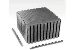 CCLIFE ZERRO Tappetino palestra fitness Tappeto gommato palestra Tappeto fitness puzzle Tappeti per palestra pavimento palestra gomma Tappeto Antiurto