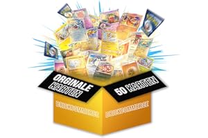 BRICKCOMMERCE 50 Originale Pokemon Karten auf Deutsch - Perfektes Starterset- 2 Holo, 3 Reverse Holo - Keine Doppelten