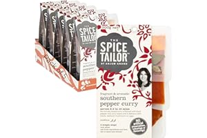 The Spice Tailor - Indian Curry Sauce Meal Kit ,Southern Pepper Curry, Pack of 5, Vegetarian