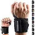 Fitgriff® Polsiere Palestra - Professionali Fasce da Polso - Donna & Uomo - Polsini Palestra, Gym, Bodybuilding, Crossfit, Ca