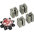 ARES 18077 – 37 Degree Professional Flare Die Set – for Use with Professional Brake Line Flaring Tools – Use with Flaring Tool to Form Flares in Steel, Stainless Steel, Copper, and Aluminum Tubing