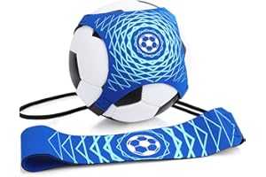 GIEMIT Fußballtrainer Fußballtraining Kinder Fussball Schnur Kick Trainer Verstellbar 1 PCS 150 cm Universell für Fußballgröße 3 4 5