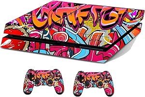 the grafix studio Graffiti Hip Hop Sticker/Skin Compatible With PS4 Playstation Console & Remote controller stickers, ps4sk13