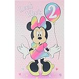 Hallmark Carte D Anniversaire 2 Ans Motif Minnie Mouse Amazon Fr Fournitures De Bureau