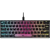 Corsair K65 RGB MINI 60% Mechanical Wired Gaming Keyboard - CHERRY MX RED Switches - PBT Double-Shot Keycaps - iCUE Compatibl