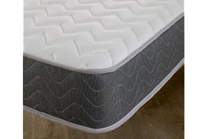 eXtreme comfort ltd WaveFlex Hybrid 18cms Deep Innerspring & Memory Foam Maximum Value Mattress, Plush Feel, White, 18cms Deep, 3ft Single 3ft x 6ft, 90cms x 190cms